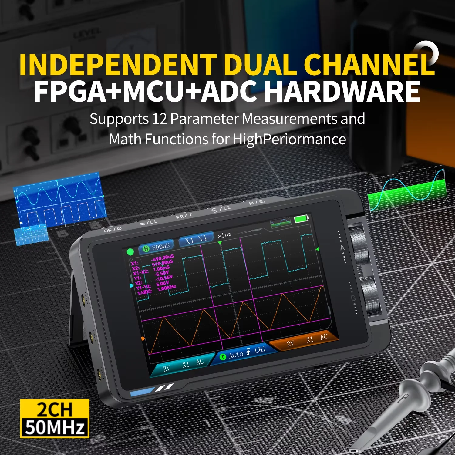 FNIRSI DS215H 2 IN 1 Handheld  - Fnirsi Digital Oscilloscope Handheld 评论和价格
