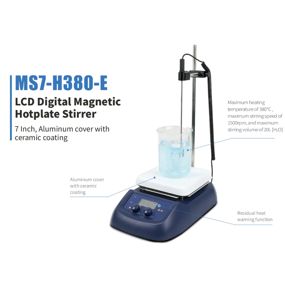 MS7-H380-E Lab Hotplate Magnet - Lab Magnetic Stirrer Hot Plate 评论和价格