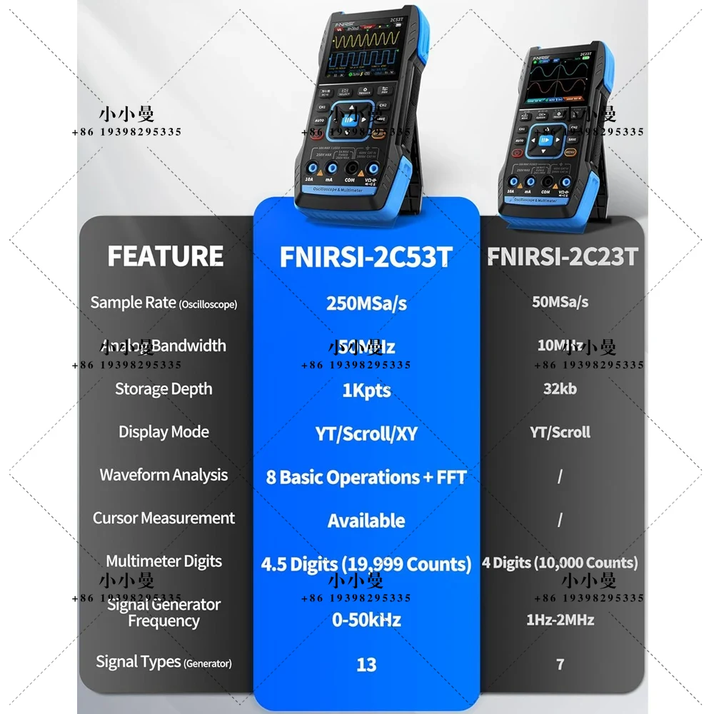 FNIRSI 2C53T Upgraded Handheld - Fnirsi Digital Oscilloscope Handheld 评论和价格
