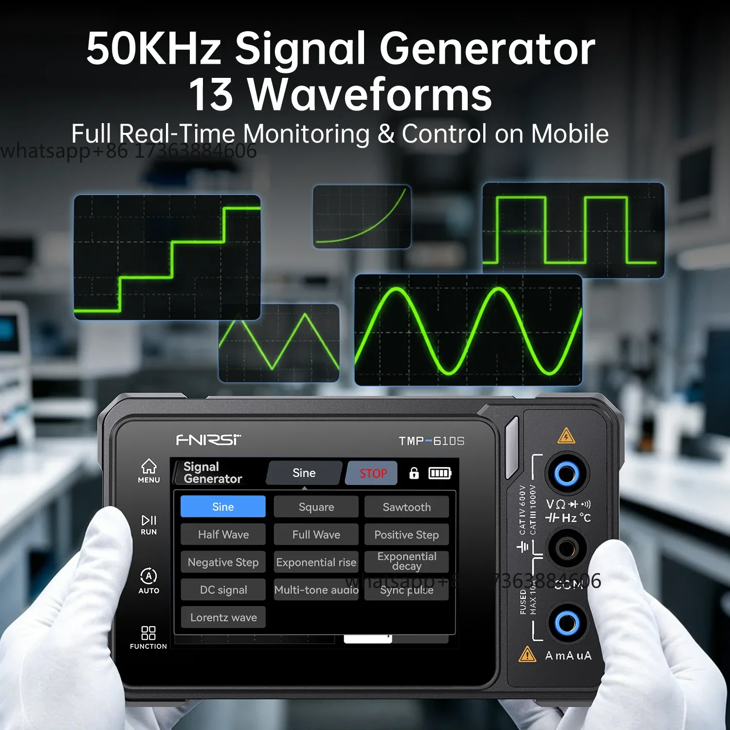 FNIRSI TMP-610S Digital Multim - Fnirsi Digital Oscilloscope Handheld 评论和价格